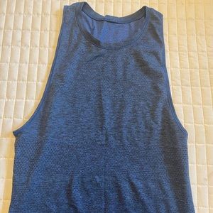 Lululemon Blue Mesh Muscle Tank